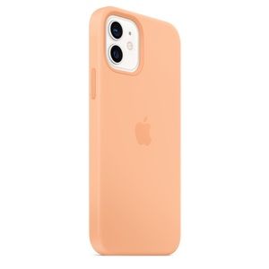 Official Apple 12 Pro Max Iphone Case Cantaloupe color